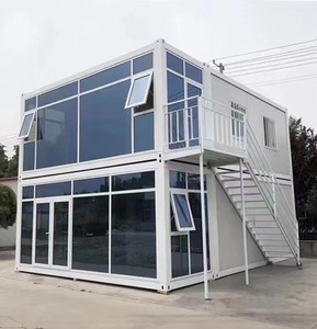 Nhà lắp ghép cao cấp hiện đại kiểu Qatar, sản xuất tại Trung Quốc, tùy chỉnh, 2-3-4 phòng ngủ, nhà container, kích thước thép 20ft-40ft, nhiều tùy chọn kích thước - Product Image 3