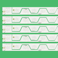Bande lumineuse LED pour téléviseur LCD J-88, réf. TMT-55E5800-10X6-3030C-6S1P-W44, compatible avec Thomson 55FA3203, 55FA3213, 55UA6406, 55UB6406.