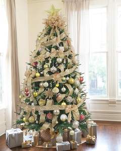 Jatuh natal tepi kawat <span class=keywords><strong>Glitter</strong></span> pita berkabel gulungan emas pita luar ruangan dekoratif poly <span class=keywords><strong>mesh</strong></span> pita untuk karangan bunga - Product Image 5