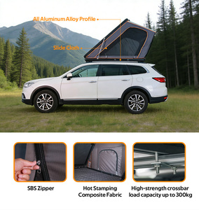 Tente de toit Wildgo 2026 imperméable quatre saisons à double couche, ouverture rapide automatique, vérin à gaz 450N pour <span class=keywords><strong>camping</strong></span> et activités de plein air en voiture - Product Image 2
