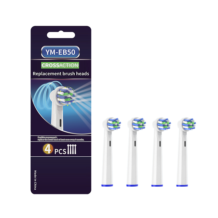 Прямая продажа с фабрики 4 пачки локоны волос Eb50 Cross Action зубная щетка сменная Насадка для электрической toothbrsh B полости рта