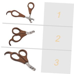 Coupe-ongles pour animaux de compagnie précis et sûr, manche en bois massif, coupe-ongles pour chiens, coupe-ongles pour chats - Product Image 2