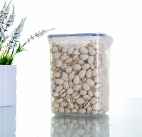 Boîte de conservation alimentaire hermétique carrée en plastique sans BPA, réutilisable, pour sandwichs glacés, type bento, avec couvercle, vente en gros pour la cuisine