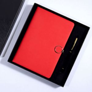 <b>Cheap</b> Custom Company Logo Diary Stationery Business Magnetic Notebook <b>Gift</b> Set A5 Black Pu Leather Journal With <b>Box</b> and Pen - Product Image 1