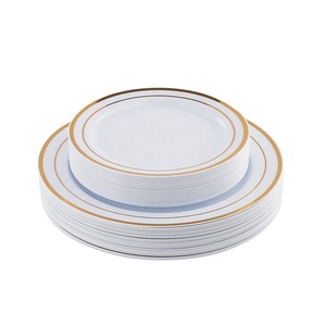 New Design High Quality Cheap Wholesale Plastic Plates Set