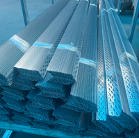 Perfil de ángulo de aluminio y acero galvanizado de recubrimiento fino para enlucido en placas de yeso o bloques lisos, suministro de fábrica
