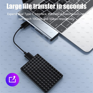 HUB <span class=keywords><strong>USB</strong></span> <span class=keywords><strong>C</strong></span> 11 Trong 1 Bộ Chuyển Đổi <span class=keywords><strong>Type</strong></span> <span class=keywords><strong>C</strong></span> Sang 4K VGA RJ45 Lan Ethernet SD/TF Micro Card Hub Trạm Dock <span class=keywords><strong>C</strong></span>ổng AUX 11 3.5MM Máy Vi Tính - Product Image 4