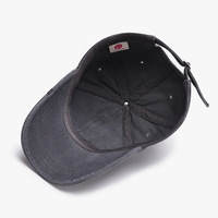 Gorras de Béisbol Vintage al por Mayor, Estilo Dad Hat de 6 Paneles, Sin Estructura, con Logotipo Bordado en 3D, de Algodón Desgastado, Unisex para Adultos, con Hebilla Metálica