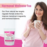 Té para el Útero Chinaherbs, Mezcla de Hierbas con Sabor a Menta Verde, para la Salud de la Fertilidad y el Equilibrio Hormonal, Vegano, Sin Gluten, Sin OMG, en Bolsitas, con Certificación GMP