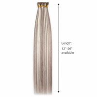 Extensions de cheveux naturels pré-collées en I-Tip pour salons, double épaisseur, cuticules intactes, sans nœuds, mèches Remy.