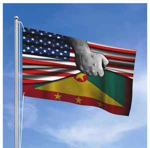 Bandera Dominicana Personalizada al por Mayor, Impresión a una Cara, Resistente a la Decoloración, con 2 Ojales en la Manga Izquierda - Product Image 6