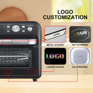 <span class=keywords><strong>Four</strong></span> à pizza mécanique sans fumée de 18 L |   Grill à convection 1700W, automatique, antiadhésif, pour usage domestique, minuterie 60 minutes, convient aux pizzas de 12 pouces - Product Image 5