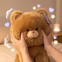 Peluche chien Chow-Chow mignon et moelleux, poupée apaisante douce pour la vente en gros aux détaillants et le marché de revente