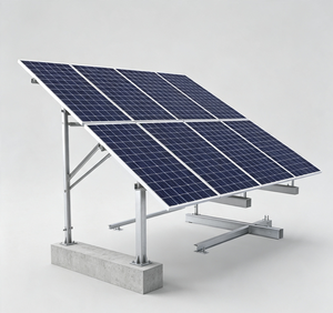 PiPe GL-1078 Solar Panel Mounting Bracket Hot-Dip Galvanized Steel Roof Truss <b>Frame</b> Structure 21 Wind/Snow Load Solar System - Product Image 5