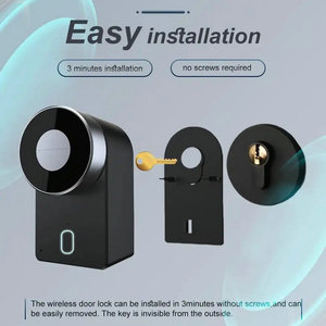 Nouvelle serrure de porte intelligente développée clavier sans fil déverrouillage à distance passerelle ttlock application électronique numérique serrure de porte intelligente - Product Image 3
