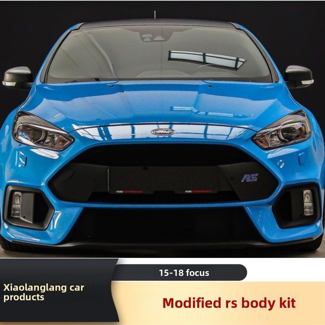 Ford Focus Modified RS Front and Rear Bumper Side Skirts 2015-2018 Focus RS Front  Rear Bumper Grille Rear Wing Lip Exhaust