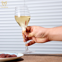 Verre à vin transparent de 9,8 oz, verre à vin rouge et blanc à long pied, verres de dégustation pour Pinot Noir, Chardonnay, dégustation de vins