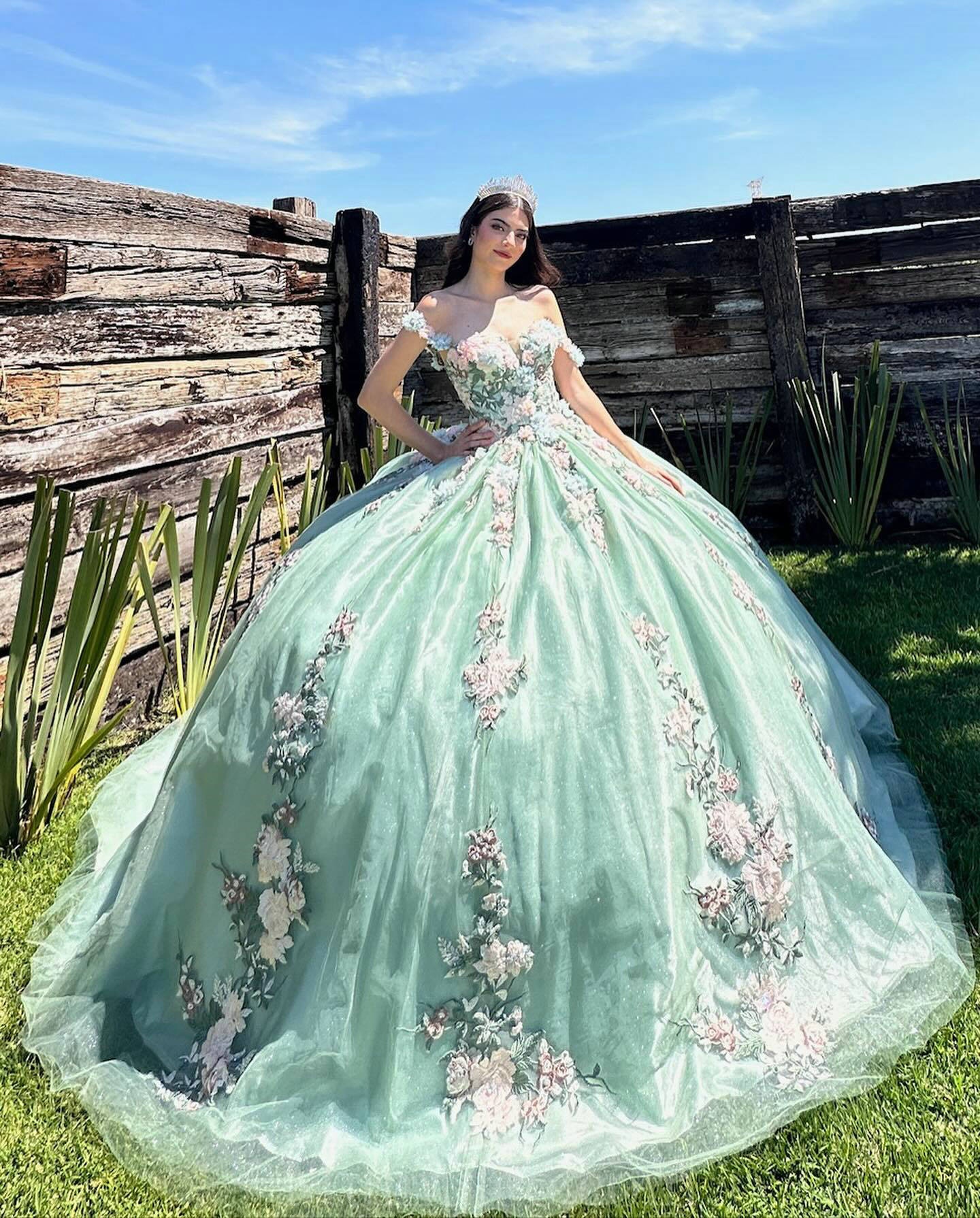 green full skirt dress Morilee Persephone Wedding Dress main image 0