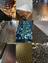 <span class=keywords><strong>Plaque</strong></span> d'acier inoxydable <span class=keywords><strong>ondulée</strong></span> texturée et <span class=keywords><strong>transparente</strong></span> à l'eau 304 pour façade - Product Image 5