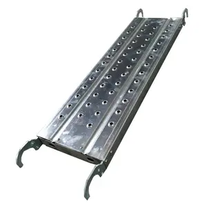 Plataforma de aço pré-galvanizada para construção civil, andaime Osha de metal, prancha de aço Ringlock pré-galvanizada de 1800 mm