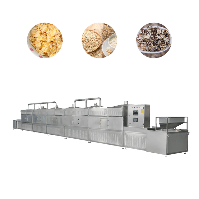 Fully Automatic Oat Flakes Production Line for Instant Breakfast High Efficiency Core Engine Motor Includes Dryer Powder