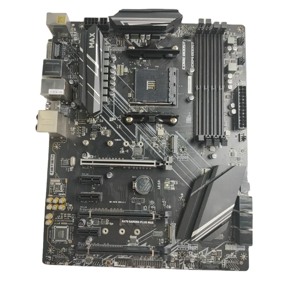 For Msi X470 GAMING PLUS MAX Desktop Motherboard AM4 DDR4 128G SATA3 M.2*2 USB3.2 ATX Original Quality