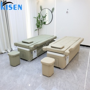 Kisen Electric Lifting Head Spa Foot <b>Bath</b> Shampoo Bed Pedicure <b>Table</b> Customized Salon Bed Factory Direct-sale - Product Image 6