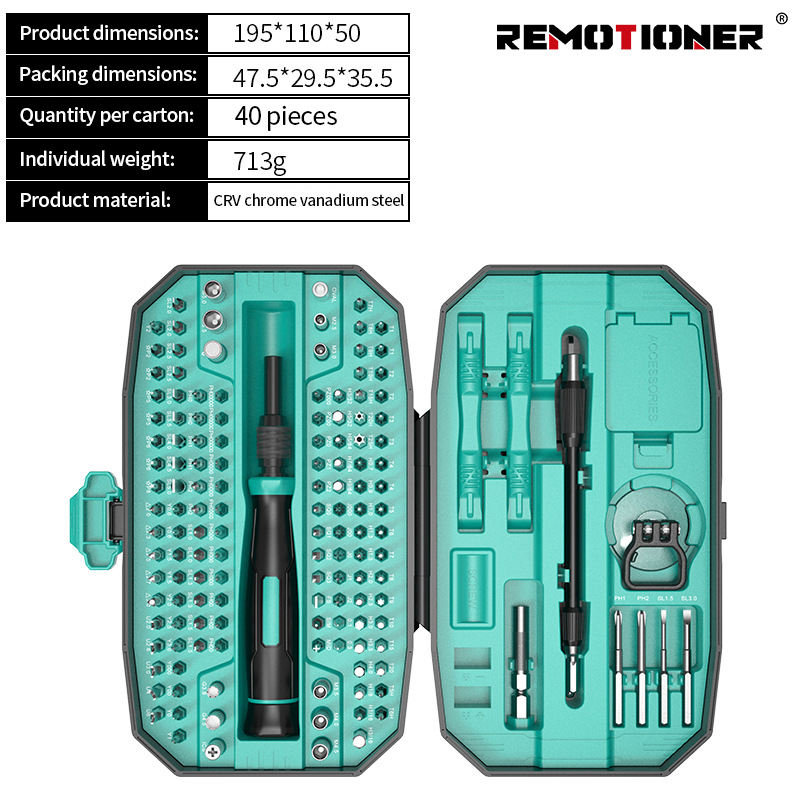 jeu de tournevis de précision-vert