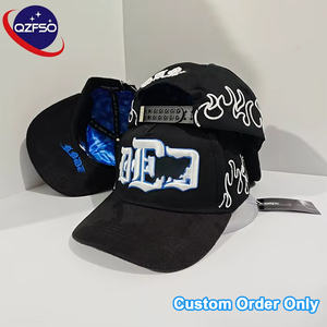 QZFSO Custom Sports New Unstructured Retro Era 5 Panel Hats Gorras 3d Embroidery Rhinestone Unisex <b>Baseball</b> <b>Cap</b> For Men - Product Image 1
