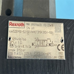 วาล์วควบคุมทิศทางเซอร์โว Rexroth 315 บาร์ 250 ลิตร/นาที สำหรับเครื่องจักรไฮดรอลิก - Product Image 5