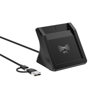 Lecteur de cartes d'accès sans contact NFC Rocketek OEM, lecteur RFID USB 2.0 ISO 7816, lecteur/graveur de cartes à puce