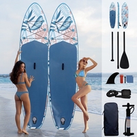 Planche de paddle gonflable de surf sur mesure, nouveau design, avec 3 ailerons amovibles