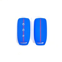 Housse en silicone pour clé de voiture Geely Galaxy L7 L6 E8 E5, clé intelligente à 3 boutons, texture nid d'abeille, anti-chute, étui de protection pour clé