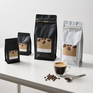 Bolsa de Empaque para Café con Fondo Plano, Personalizada por el Fabricante, 1kg 2kg 3kg, a Prueba de Humedad, con Cierre - Product Image 2