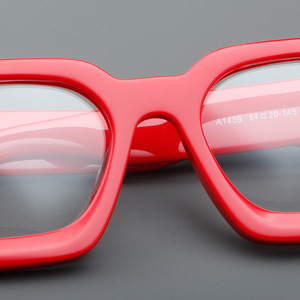 Figroad, monturas de gafas ópticas cuadradas <span class=keywords><strong>Retro</strong></span> para hombre y mujer, gafas graduadas a la moda, lentes transparentes, montura de gafas Unisex - Product Image 6