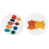 Warna Pigmen Semen Besi Oksida Oranye