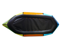 Radeau de pêche ultraléger, radeau de randonnée pour la pêche, pagaie gonflable, packraft