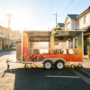 Fully Equipped Burger Trailer Modern Smoothie Food Truck Customized Coffee VIN Catering Cart - Product Image 3