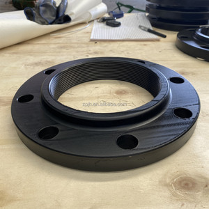 Chất lượng tốt giả mạo thép carbon trượt trên mù hàn cổ ren PL mặt bích tiêu chuẩn EN1092-1 ISO 9001 chứng nhận - Product Image 6