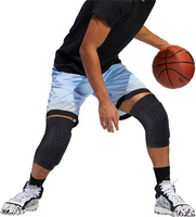 Genouillère de soutien sportif pour hommes, pressurisée et élastique, pour l'entraînement, la randonnée, le cyclisme, la course à pied, le basketball et le fitness