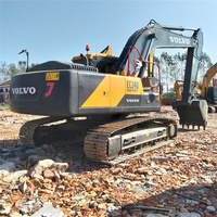 Excavator Crawler Volvo EC240 Bekas Premium EC240D Cat Asli Tanpa Perbaikan Besar Untuk Penjualan Ekspor Global