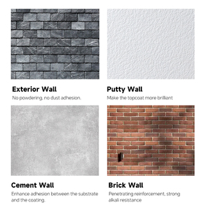 Primaire acrylique anti-alcalin écologique à haute pénétration pour murs intérieurs et extérieurs, béton et plâtre, application au pinceau - Product Image 5