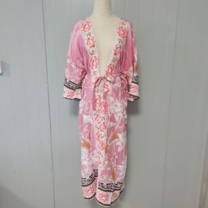 Vendita calda cappotto da <span class=keywords><strong>spiaggia</strong></span> da donna con protezione solare stile etnico, Cardigan lungo aperto, Kimono da <span class=keywords><strong>spiaggia</strong></span> da donna - Product Image 6