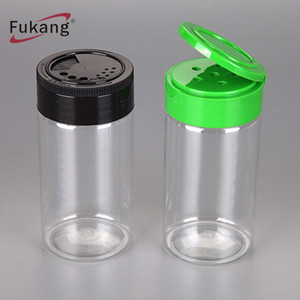 Nhựa Gia Vị Container Salt Và Pepper Shaker <span class=keywords><strong>Jar</strong></span> Với Đôi Mở Lật Nắp, Bột Gia Vị Lọ 9Oz Pet Nhựa Gia Vị <span class=keywords><strong>Jar</strong></span> - Product Image 5
