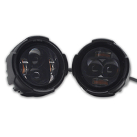 2.75 pouces 120W LED feux de travail étanche rond projecteur lentille lumière brouillard conduite gousses tout-terrain voiture moto ATV bateau lumière LED
