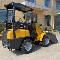 Piccoli carrelli elevatori a caricatore frontale per cantieri di allevamento di bestiame spazzaneve Log Grabbers bulldozer