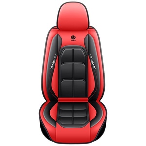 Ensemble complet de coussins et housses de <span class=keywords><strong>siège</strong></span> de <span class=keywords><strong>voiture</strong></span> en cuir PU, durables, résistants aux taches, respirants, <span class=keywords><strong>protection</strong></span> toutes saisons - Product Image 5