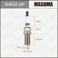 Pièces de moteur MASUMA S403DP Bougie d'allumage pour TOYOTA LAND CRUISER 4.0L 1GRFE EFI 12122158253 1430393 1583231