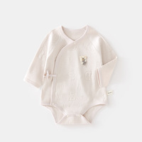 Ropa de Bebé Niña Recién Nacida, Mono Triangular de Tela Modal Personalizada, Mono Triangular con Estampado Animal para Primavera y Otoño