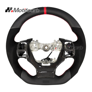 Volant en cuir avec poignées en microfibre de haute qualité personnalisées pour Lexus IS RC NX GS 250 300 300h 350DS 500 F Sport 2013-2025 - Product Image 1